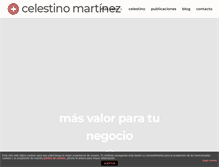 Tablet Screenshot of celestinomartinez.com